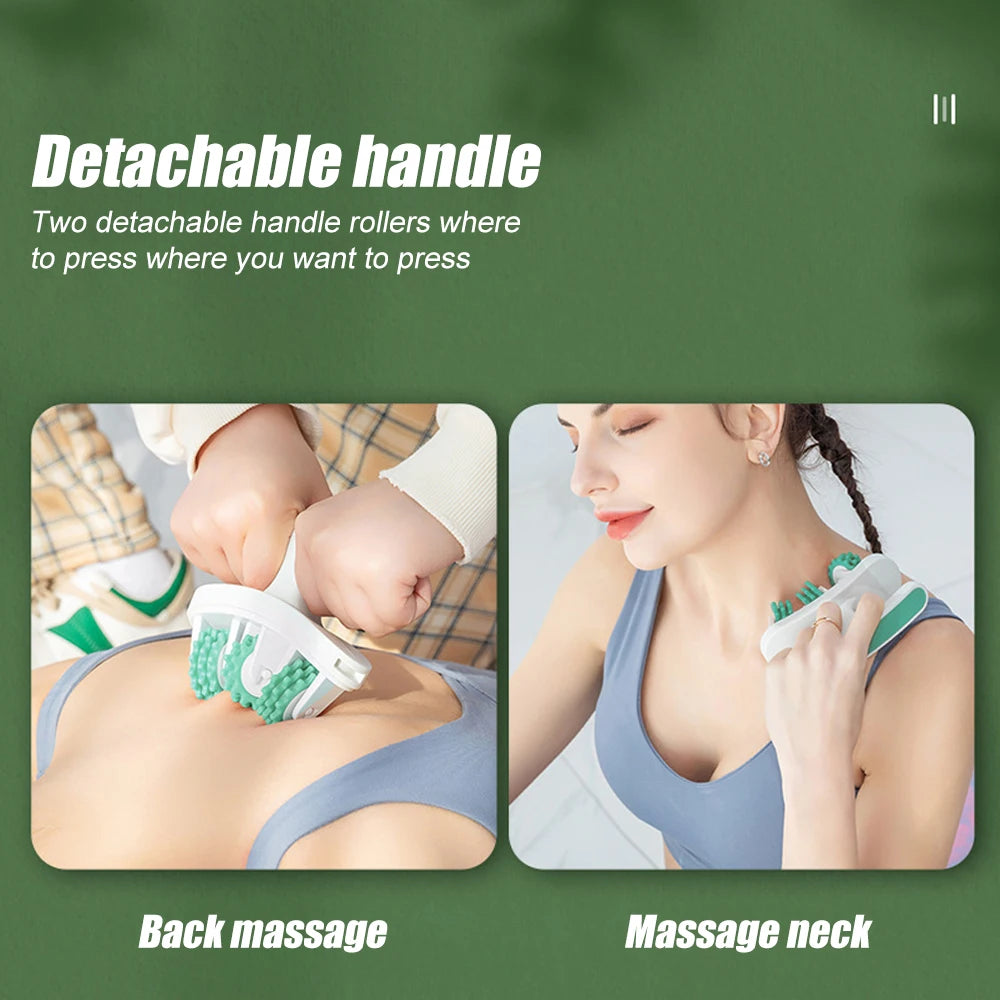 Round Leg Massager Roller – Manual Cellulite & Muscle Relief Tool