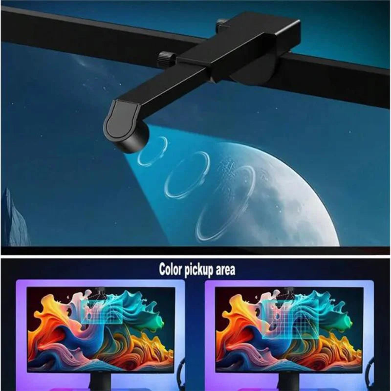 RGBIC LED TV Backlight Strip with Camera – App Control, Music Sync Smart Lights for 55-75” TVs
